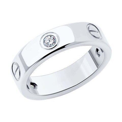 94-110 Кольцо LOVE из серебра 925 пробы в стиле CARTIER