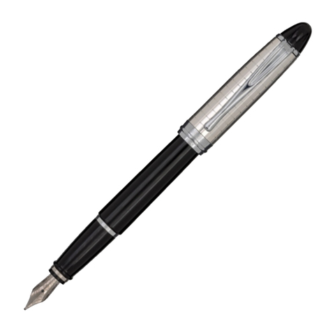 Перьевая ручка Aurora Ipsilon Quadra Black CT, перо — M, в подарочной коробке