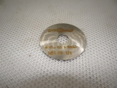 Фреза отрезная дисковая по металлу 63х0.5х16мм. z=126 HSS (PILANA) Чехословакия без фаски без шпонки