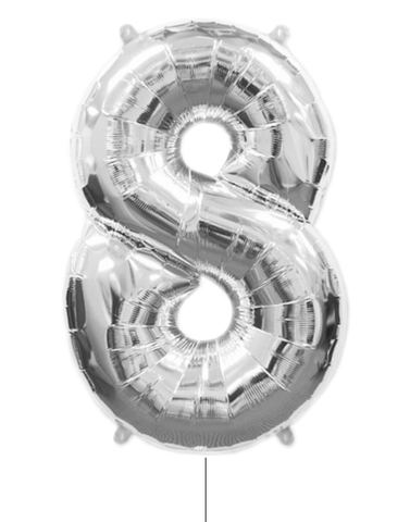 Цифра «8» серебро
