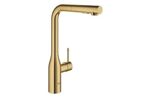 GROHE Essence 30504GL0 Смеситель для кухонной мойки с вытяжным изливом 2jet, холодный рассвет глянец
