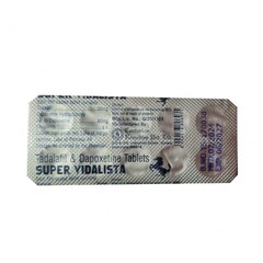 Препарат для усиления потенции и продления полового акта Super Vidalista 60 mg (10 шт.)