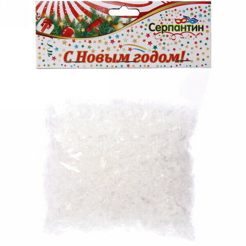 Искусственный снег 12*13см. (50г) (Серпантин)