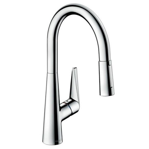 Смеситель для кухни с выдвижным изливом и лейкой Hansgrohe M51 73851000