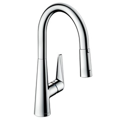 Смеситель для кухни с выдвижным изливом и лейкой Hansgrohe M51 73851000 фото