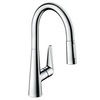 Смеситель для кухни с выдвижным изливом и лейкой Hansgrohe M51 73851000