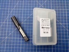 Метчик М18х2,5 (Комплект 2шт) CSN223010 115CrV3 6h(2N) 90мм a=11,2 Bucovice(CzTool) 110180