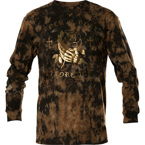 Affliction | Мужская футболка лонгслив Forever Lasting Black A19411 перед