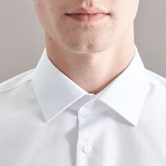 Сорочка мужская Seidensticker Slim Fit 01.675198-01 из поплина белая