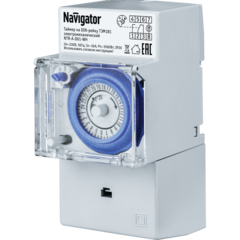 Таймер Navigator 61 560 NTR-A-D01-GR на DIN-рейку электрон.