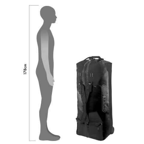 Картинка сумка на колесах Ortlieb Duffle RS140 black - 5