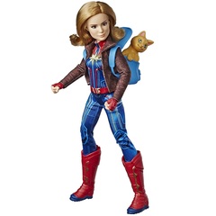 Капитан Марвел 29 см и кошка Гуся