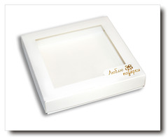 Коробка подарочная из белого картона индивидуальный размер