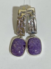 Нида (серьги  из серебра)