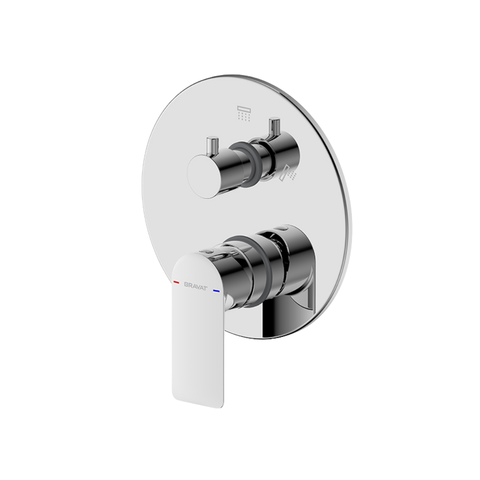 Смеситель для ванны Bravat Eddie комплект 3-функции, хром (PB8369402CP-3-ENG)