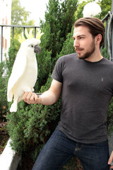 Hansa Какаду белый, 32 см (2654)