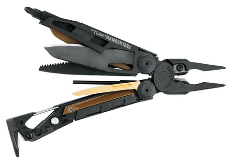 Мультитул Leatherman MUT 127 mm, 16 функций, чёрный (850122N)