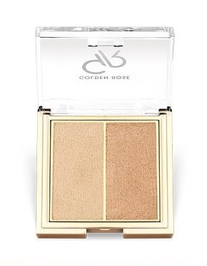 Golden Rose Хайлайтер для макияжа лица тон 102, SO GLOW! HIGHLIGHTER DUO