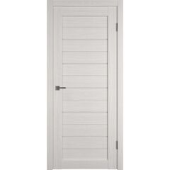 Купить Межкомнатная дверь экошпон Atum X5 Bianco стекло White Cloud