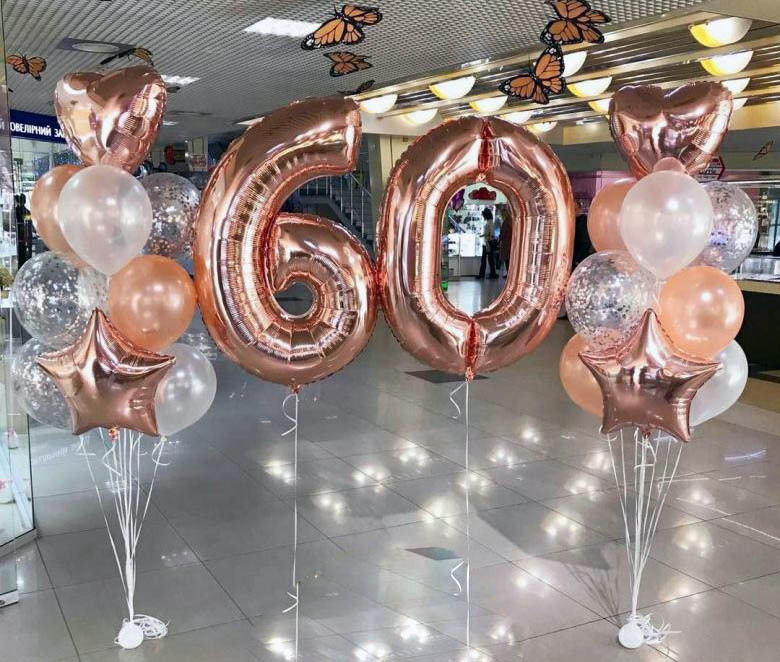 Свечи для торта шары воздушные на день рождения цифры 5 лет