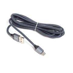 Интерфейсный кабель LDNIO Type-C LS432.4A TPE Алюминий 2м Чёрный