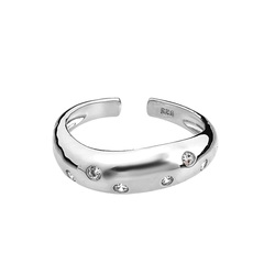 Латунное кольцо "Млечный путь" silver