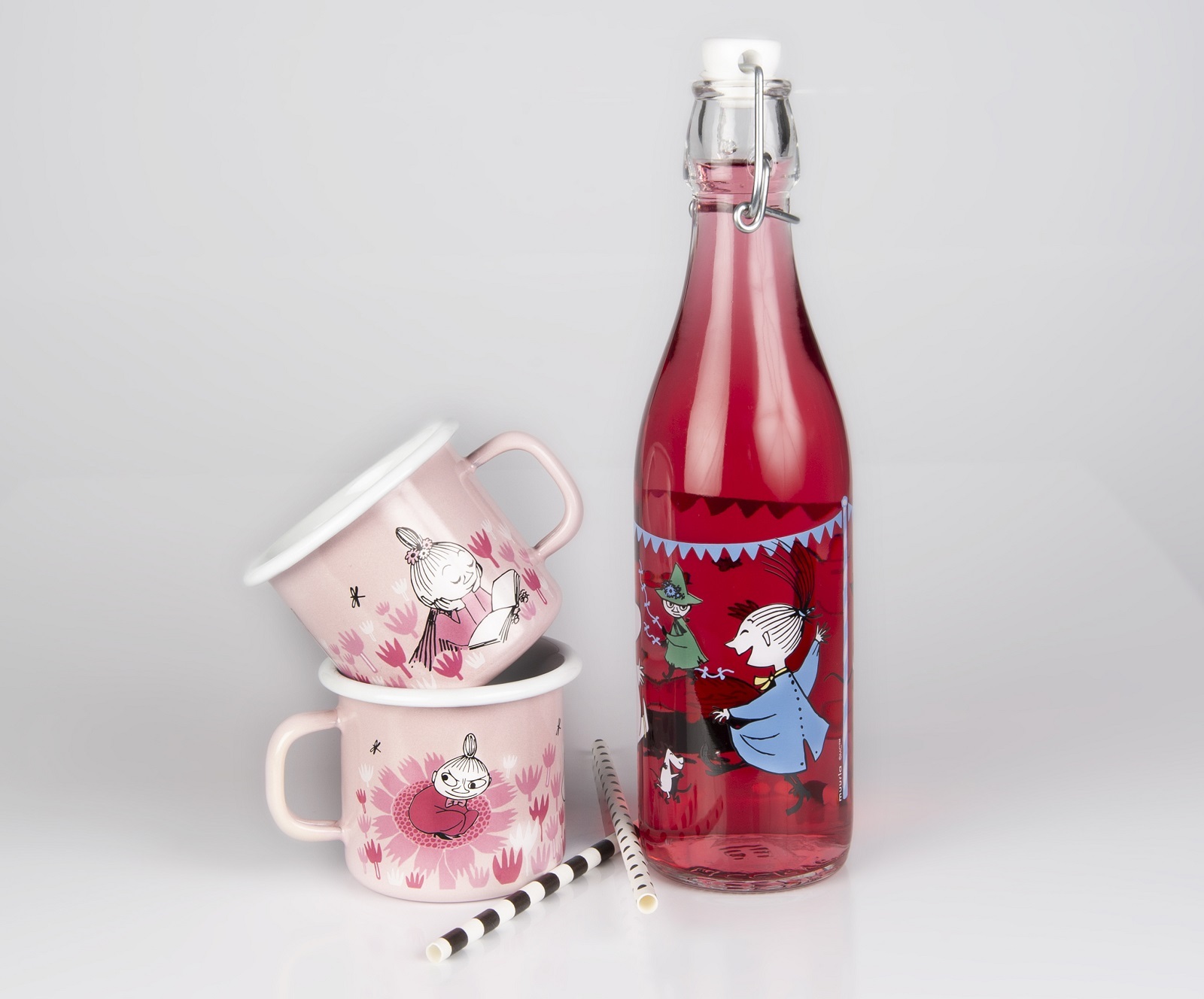 Moomin Кружка эмалированная Девушка в саду, 250 мл (ТОВАР ИЗ АУТЛЕТА)