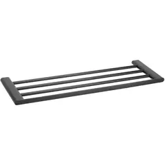 Bemeta 167105080 ORGANIC BLACK Полочка для полотенец черный матовый фото
