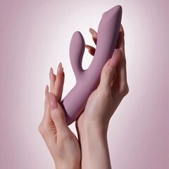 Интерактивный кролик-вибратор Trysta Neo со стимулирующим шариком точки G от SVAKOM