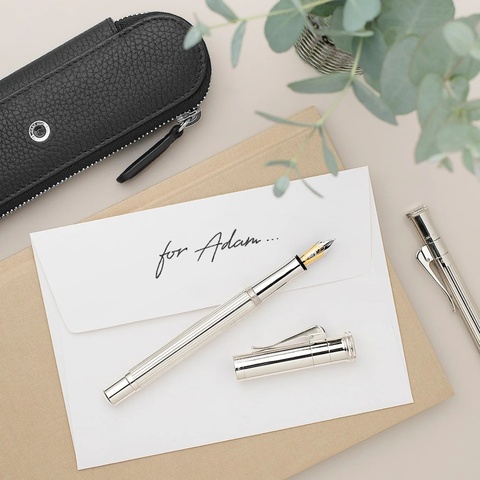 Ручка перьевая Graf von Faber-Castell Classic Sterling Silver, M (148570)
