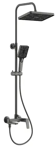 Душевая система тропический душ BELZ B24715-3 латунь, графит