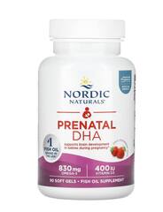 Nordic Naturals пренатальная ДГК, клубничный вкус, 90 капсул