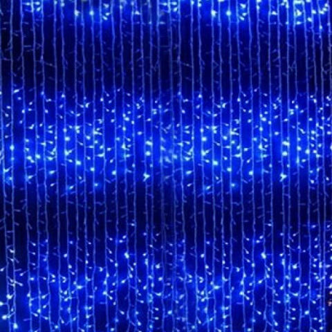 Светодиодная гирлянда Водопад. 2*3м Синяя