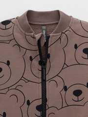 жакет  для мальчика  КР 302777/бразильский дуб,мишка к654