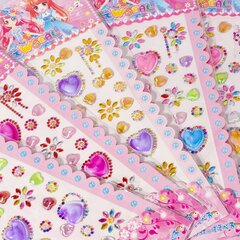 
          Наклейки-стразы Alingar, акриловые, "Перламутровые сердечки", пакет с европодвесом