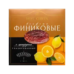 КОНФЕТЫ ФИНИКОВЫЕ С ЦИТРУСОМ В ШОКОЛАДЕ 110 г