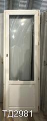 Дверь балконная пластиковая Б/У 2110(в) x 750(ш)