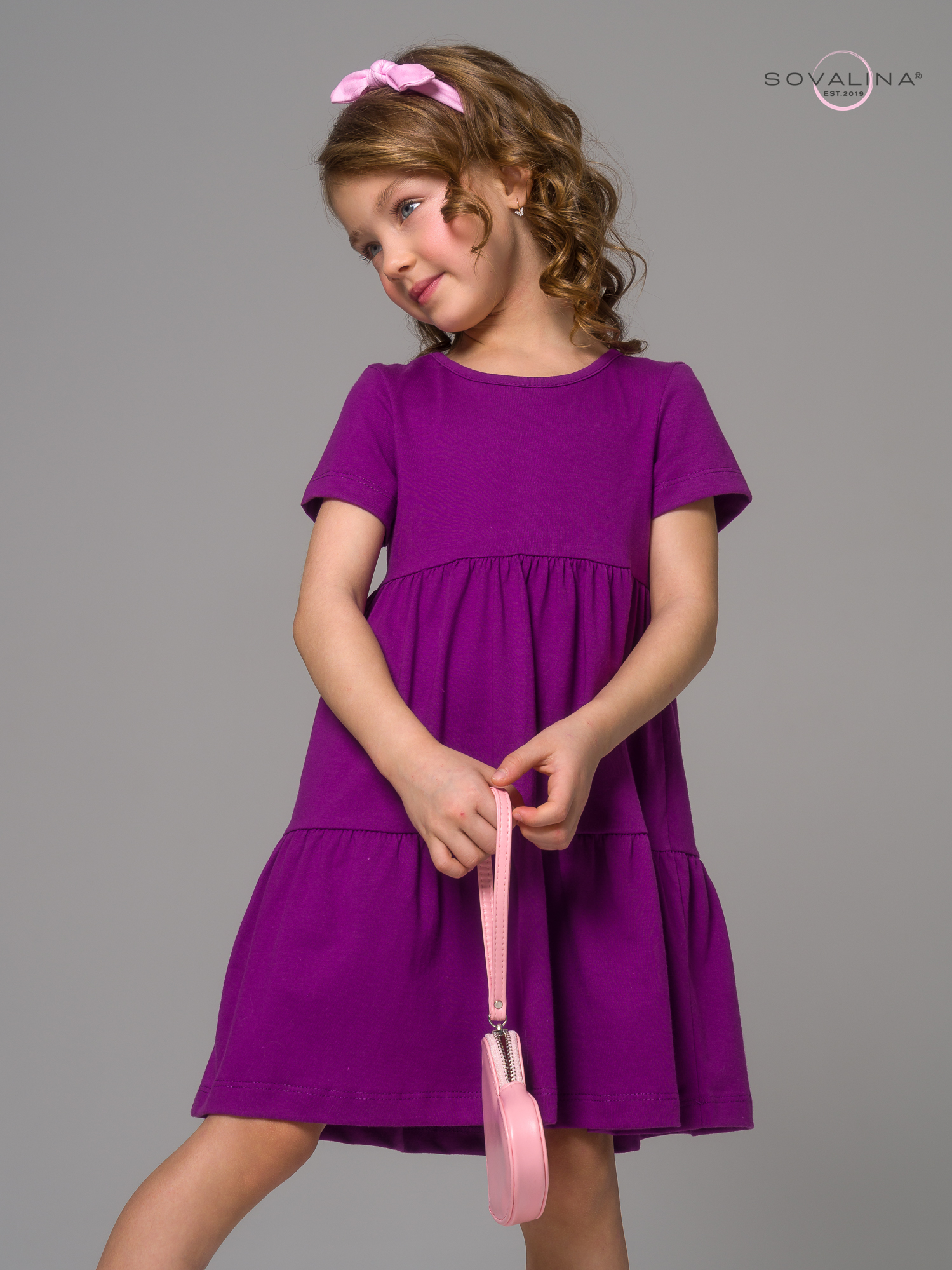 Платье Тия слива new