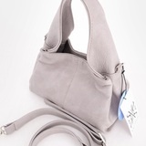 Сумка Саломея 2026 итальянский светло-серый