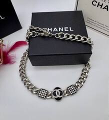 Колье/чокер цепь с логотипом CHANEL