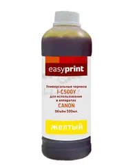 Чернила EasyPrint I-C500Y универсальные для Canon (500мл.) желтый