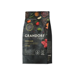 Сухой корм беззерновой GRANDORF FRESH CAT Lamb KITTEN ягненок с бататом для котят, беременных или кормящих кошек 2кг