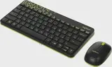 Клавиатура + мышь Logitech MK240 Black/Yellow (920-008198)
