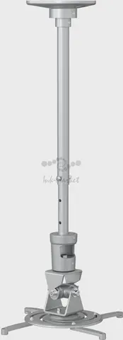 Кронштейн для проектора Cactus CS-VM-PR01L-AL серебристый макс.10кг потолочный поворот и наклон