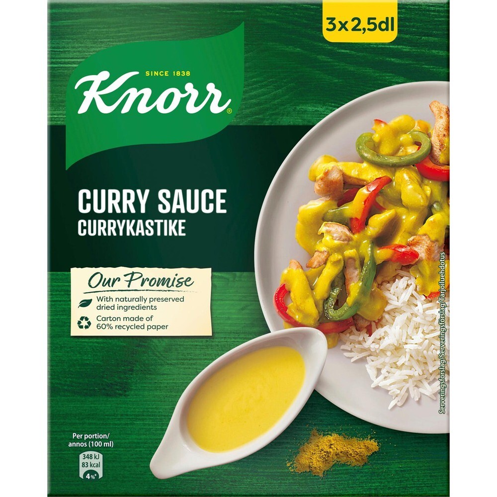 Соус Knorr Currykastike Kastikeaines 3X20G – купить за 435 ₽ с доставкой из  Финляндии