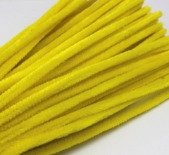 Проволока шенил/синель для рукоделия 30 см, жёлтый