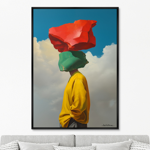 ArtNoMore - Репродукция картины на холсте Vibe collection, Homo novus, No 4, 2024г.