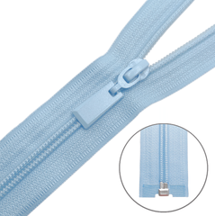 Молния спираль Т5, 65 см, голубой