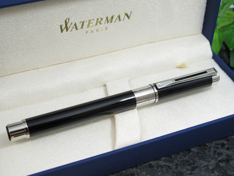 Перьевая ручка Waterman Perspective, цвет: Black CT, перо: F123