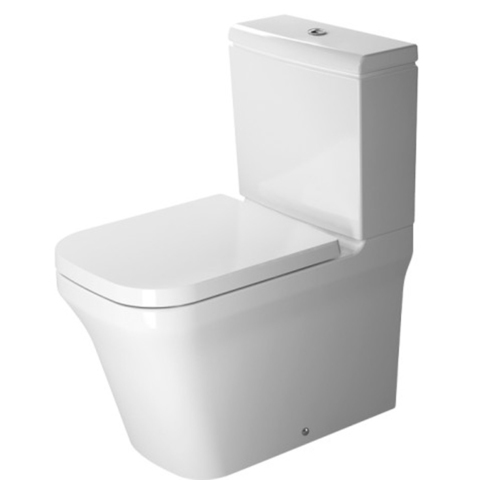 Duravit P3 Comforts Rimless Унитаз моноблок без смывного края,  с отдельным бачком (не вкл.бачок), слив универсальный с HygieneGlaze 2167092000